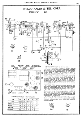 66B ; Philco, Philadelphia (ID = 2898725) Radio