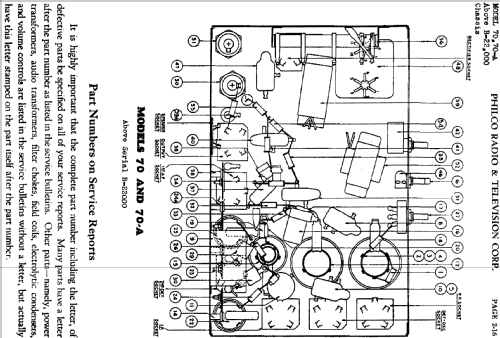 70 Lazyboy; Philco, Philadelphia (ID = 461575) Radio