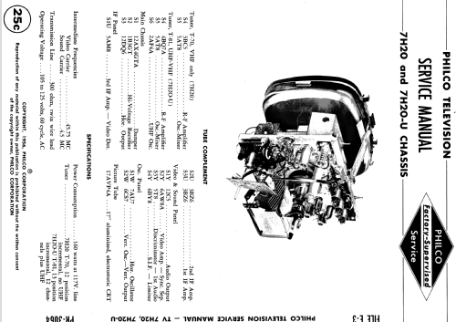 7H20 ; Philco, Philadelphia (ID = 1169556) Television