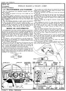 805 ; Philco, Philadelphia (ID = 2858851) Car Radio