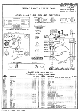 818 ; Philco, Philadelphia (ID = 2864341) Car Radio