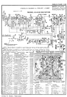 819 ; Philco, Philadelphia (ID = 2864331) Car Radio