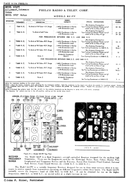 821PV ; Philco, Philadelphia (ID = 2867396) Car Radio