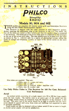 90A Lowboy; Philco, Philadelphia (ID = 2816228) Radio