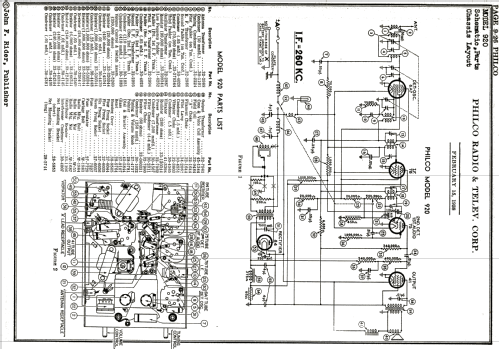 920; Philco, Philadelphia (ID = 831364) Car Radio