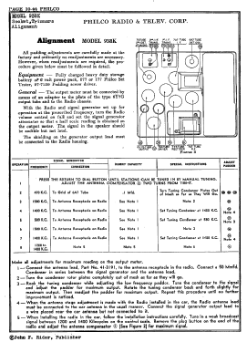 938K ; Philco, Philadelphia (ID = 2870296) Car Radio