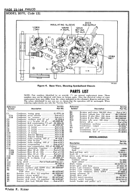 B570 Code 121; Philco, Philadelphia (ID = 2891963) Radio