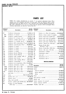 B-710 Code 121; Philco, Philadelphia (ID = 2891965) Radio