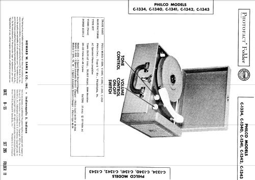 C-1340 ; Philco, Philadelphia (ID = 528066) Ampl/Mixer