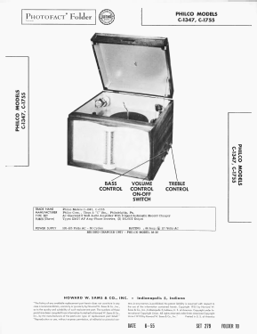 C-1347 Automatic Record Changer; Philco, Philadelphia (ID = 2903584) Reg-Riprod