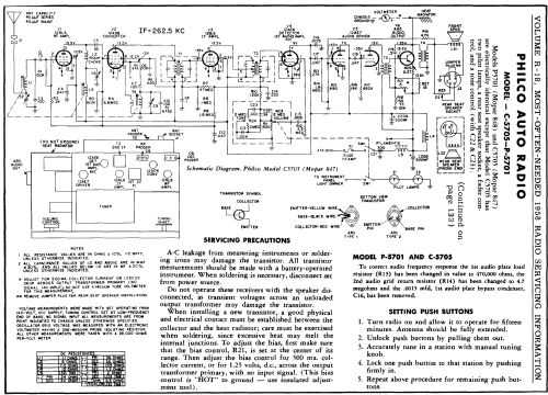 C-5705 Mopar 847; Philco, Philadelphia (ID = 139140) Car Radio