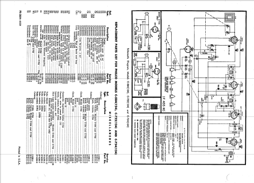 C-584 Ch=124; Philco, Philadelphia (ID = 1305799) Radio