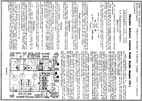 CT-11 ; Philco, Philadelphia (ID = 475294) Car Radio