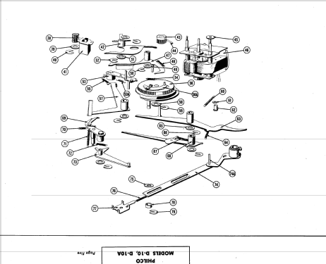 D-10 Automatic Record Changer; Philco, Philadelphia (ID = 628174) R-Player