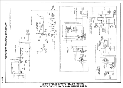 E4204 Ch= 7L40A; Philco, Philadelphia (ID = 2386725) Television