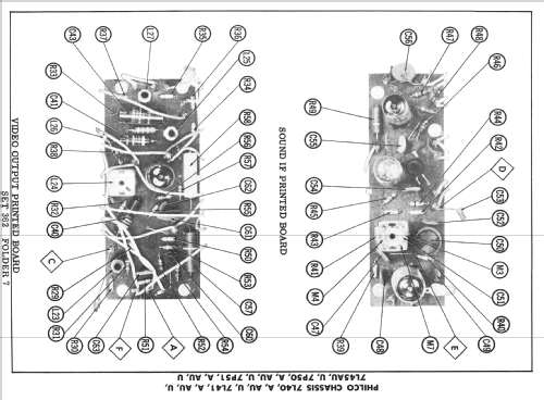 E4204 Ch= 7L40A; Philco, Philadelphia (ID = 2386734) Television