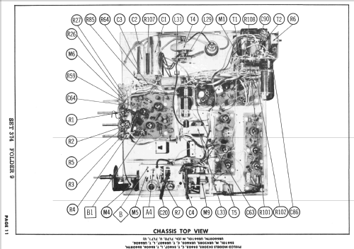 E4605 Ch= 7L70; Philco, Philadelphia (ID = 2449595) Television