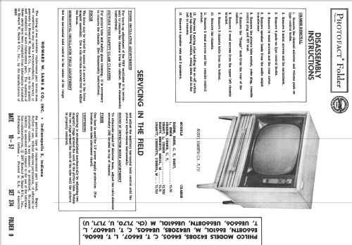 E4605 Ch= 7L70; Philco, Philadelphia (ID = 2449598) Television