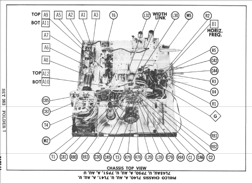 E6604M Ch= 7P50; Philco, Philadelphia (ID = 2389585) Televisión