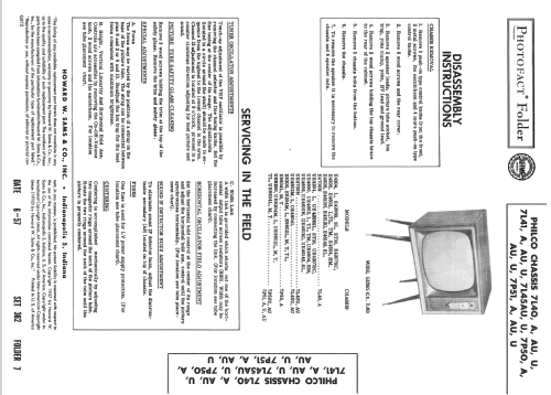 E6604M Ch= 7P50; Philco, Philadelphia (ID = 2389590) Televisión