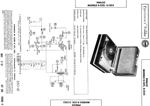 E-1351 ; Philco, Philadelphia (ID = 528647) R-Player