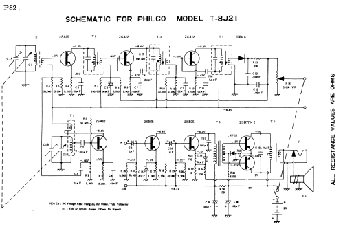 Eight Transistor T-8J21; Philco, Philadelphia (ID = 1684654) Radio