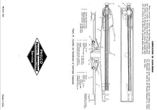 F2003I Ch= 8E11; Philco, Philadelphia (ID = 1179666) Television