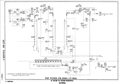 F3042F Seventeener II Ch= 8H25; Philco, Philadelphia (ID = 851606) Television