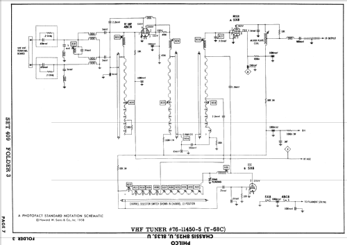 F3044WA Seventeener II Ch= 8H25; Philco, Philadelphia (ID = 851740) Television