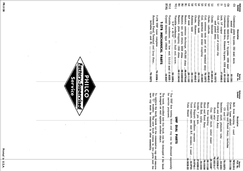 F3202C Seventeener II Ch= 8H25; Philco, Philadelphia (ID = 1144326) Television