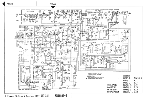 F4626L Ch= 8L73; Philco, Philadelphia (ID = 2487395) Television