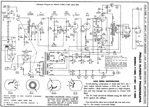 F-1801 ; Philco, Philadelphia (ID = 139138) R-Player