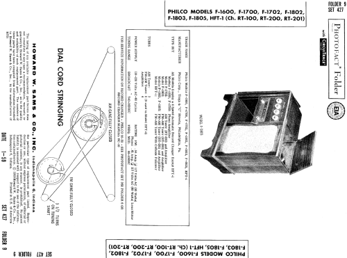 F-1802 ; Philco, Philadelphia (ID = 725101) Radio