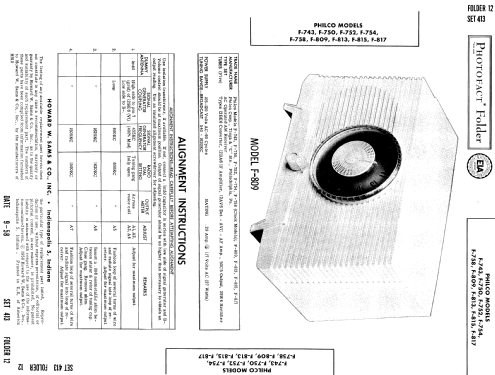 F-750 ; Philco, Philadelphia (ID = 780671) Radio