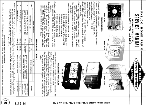 F-750 ; Philco, Philadelphia (ID = 1171080) Radio