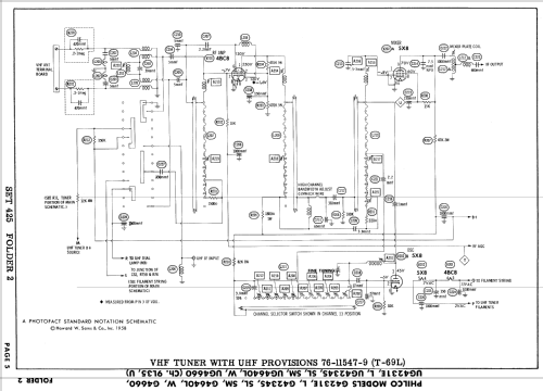 G4231E Ch= 9L35; Philco, Philadelphia (ID = 918850) Television