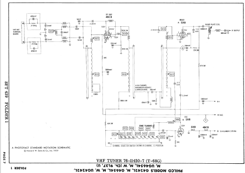 G4654M Ch= 9L37; Philco, Philadelphia (ID = 879736) Television