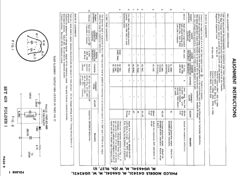 G4654M Ch= 9L37; Philco, Philadelphia (ID = 879738) Television