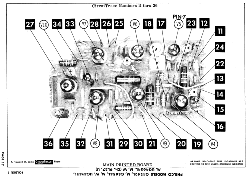 G4654M Ch= 9L37; Philco, Philadelphia (ID = 879746) Television