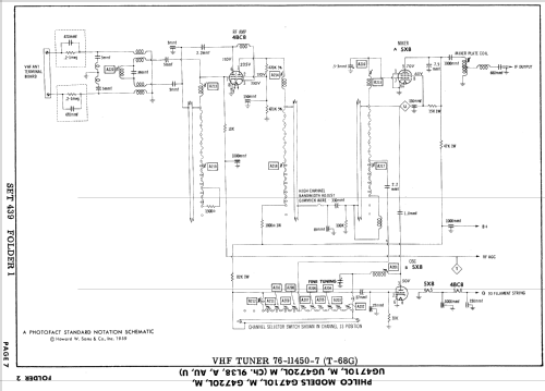 Predicta Penthouse Tandem G4710L Ch= 9L38; Philco, Philadelphia (ID = 887215) Television