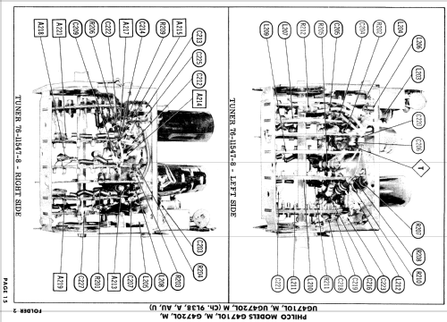 Predicta Penthouse Tandem G4710L Ch= 9L38; Philco, Philadelphia (ID = 887223) Television