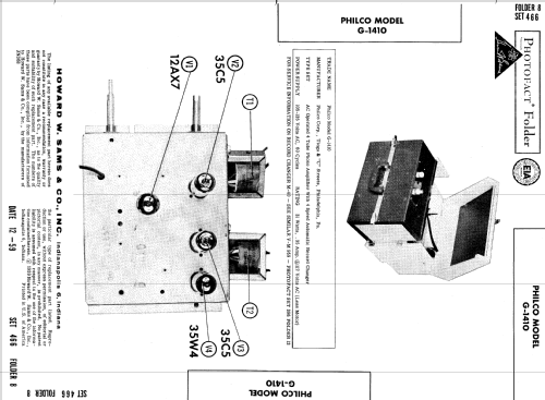 G-1410 ; Philco, Philadelphia (ID = 528447) R-Player