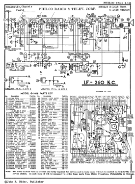 G-1418 Graham; Philco, Philadelphia (ID = 2867821) Car Radio