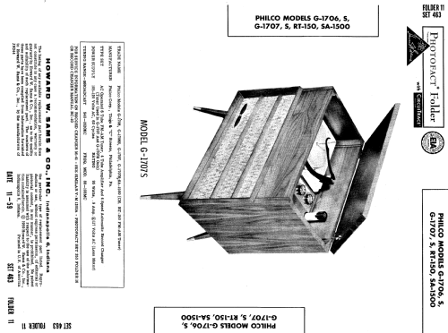 G-1707 ; Philco, Philadelphia (ID = 611348) Radio