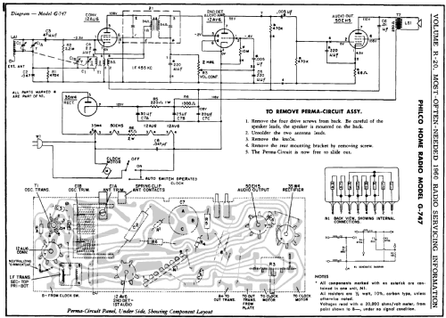 G-747 ; Philco, Philadelphia (ID = 185846) Radio