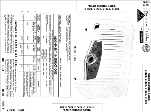 G-820 ; Philco, Philadelphia (ID = 697398) Radio