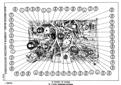 H4254S Ch= 10L41; Philco, Philadelphia (ID = 635611) Television