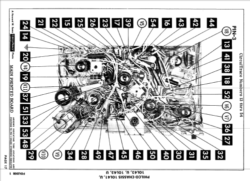 H4254S Ch= 10L41; Philco, Philadelphia (ID = 635615) Television