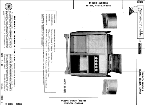 H-1814 ; Philco, Philadelphia (ID = 566094) Enrég.-R