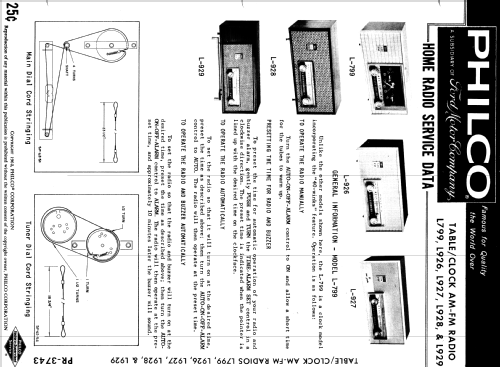 L799 ; Philco, Philadelphia (ID = 1962124) Radio